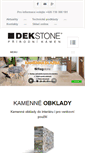 Mobile Screenshot of dekstone.cz